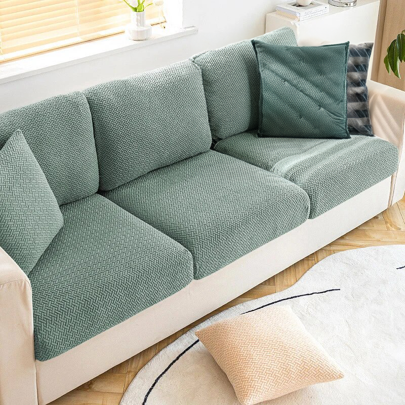 Maze-Design Sofa Cushion Cover