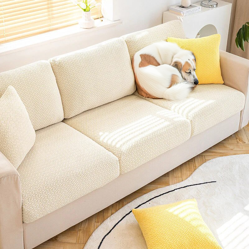 Maze-Design Sofa Cushion Cover